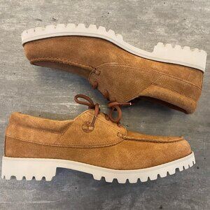 TIMBERLAND MEN'S AUTHENTIC LIGHT LACE UP SHOE RUST SUEDE A6BT2-EIZ ALL SIZES